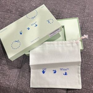 *Box and duster only* Off White wallet box and duster